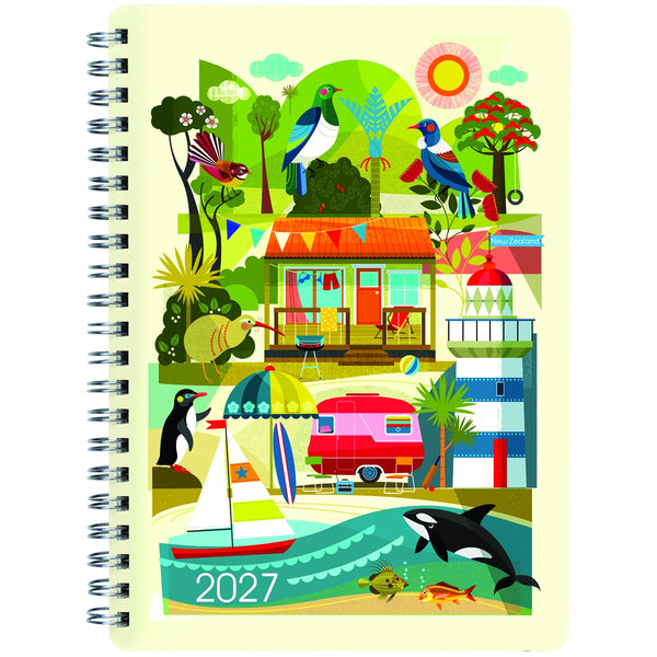 2027 A6 Kiwi Vibe Diary