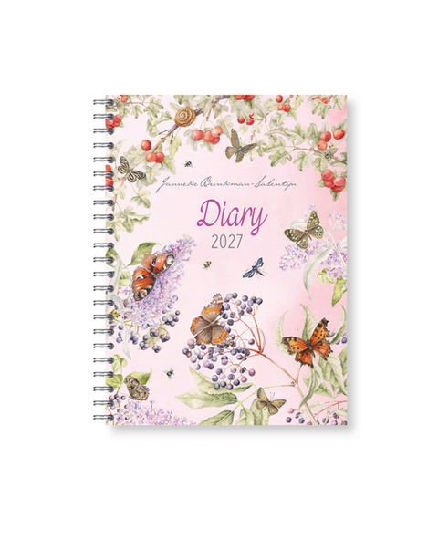 2027 Diary Flower Series Wiro Bound