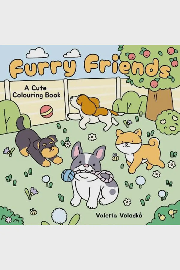Furry Friends Cute Colouring Book