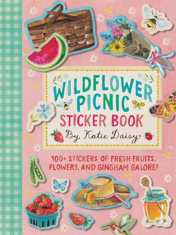 Wildflower Picnic Sticker Book - 100+ Stickers of Fresh Fruits, Flowers, and Gingham Galore! (Sticker Book or Pack)