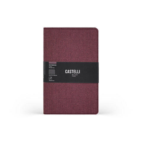Castelli Notebook Harris Mid Ruled Royal Grape