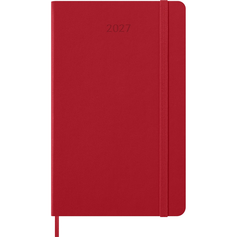2027 Moleskine Daily Diary Large Scarlet Red