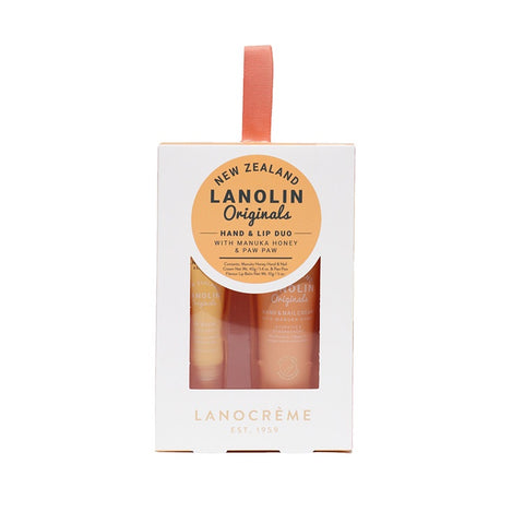 Lanocream Hand & Nail Cream & Lip Balm Duo Pack
