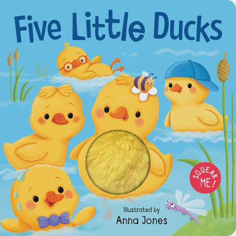 Squeaky Plush Five Little Ducks Board Book