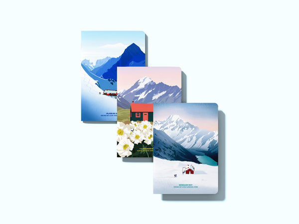 Aoraki Mt Cook Notebook Set