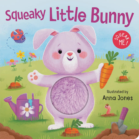 Squeaky Little Bunny Plush Board Book