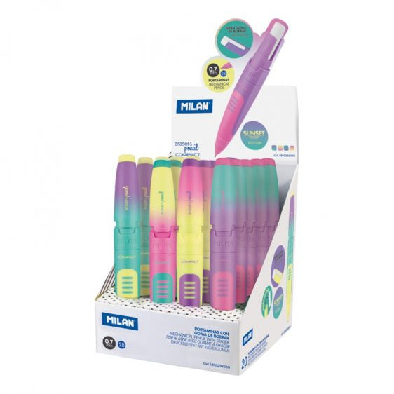 Milan Sunset Mechanical Pencil & Rubber