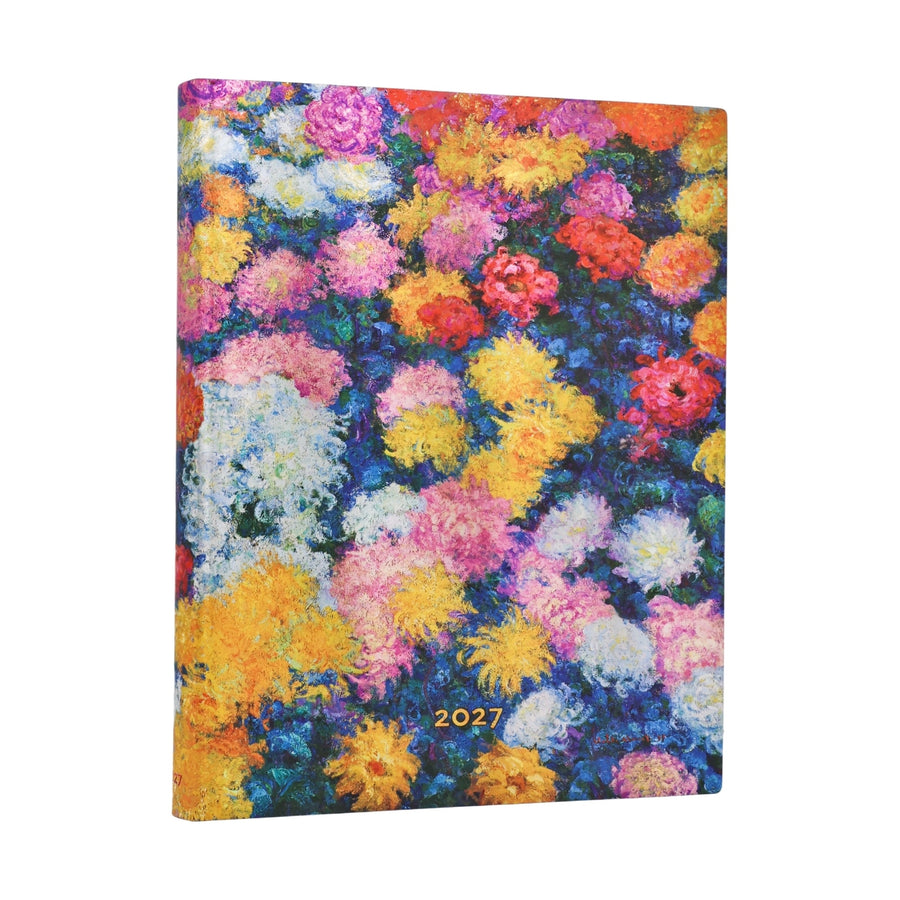 2027 Monet s Chrysanthemums Ultra 12-Month Softcover Dayplanner
