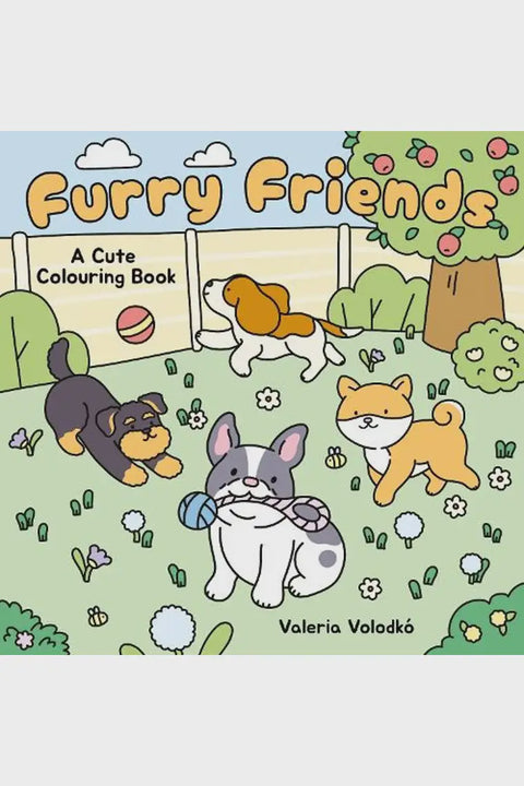 Furry Friends Cute Colouring Book
