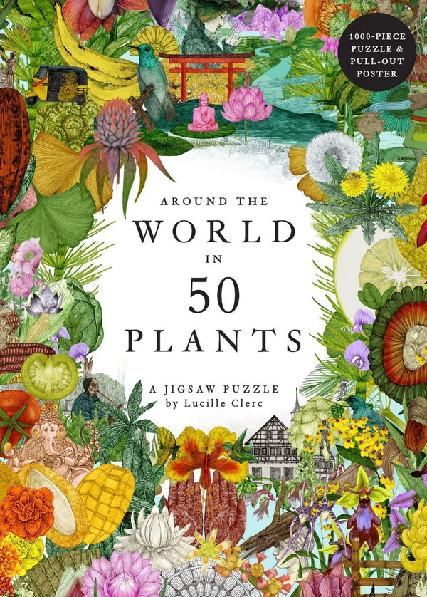 Around the World in 50 Plants 1000pc Jigsaw