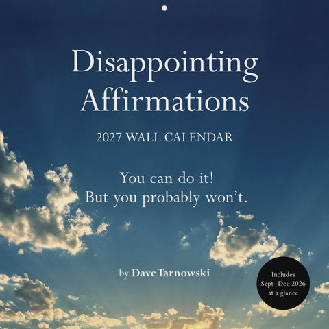 Disappointing Affirmations 2027 Wall Calendar (Calendar)
