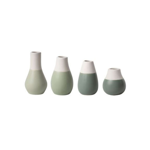 Mini Vases - Pastel Green - Set of 4 - Rader