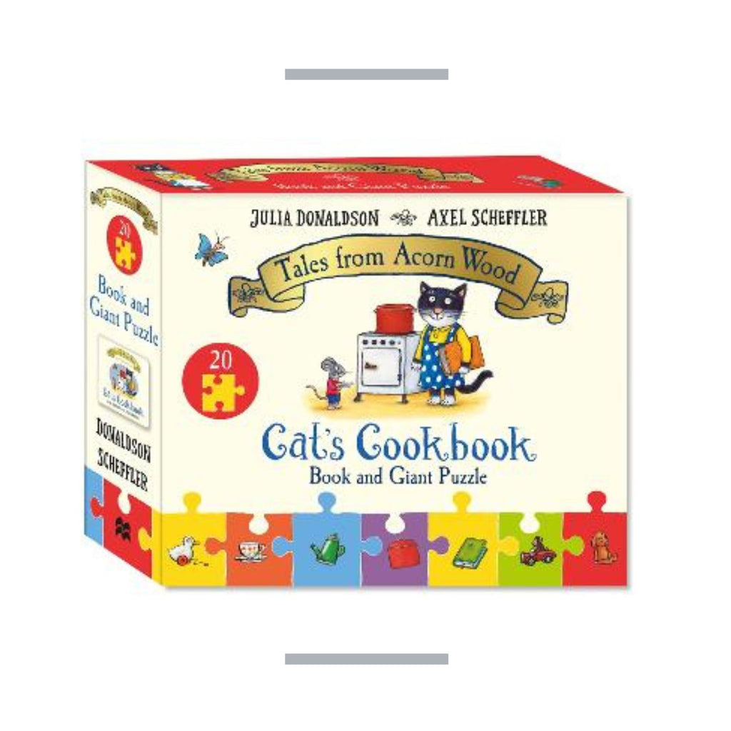 Cats Cookbook - Book and Giant Puzzle