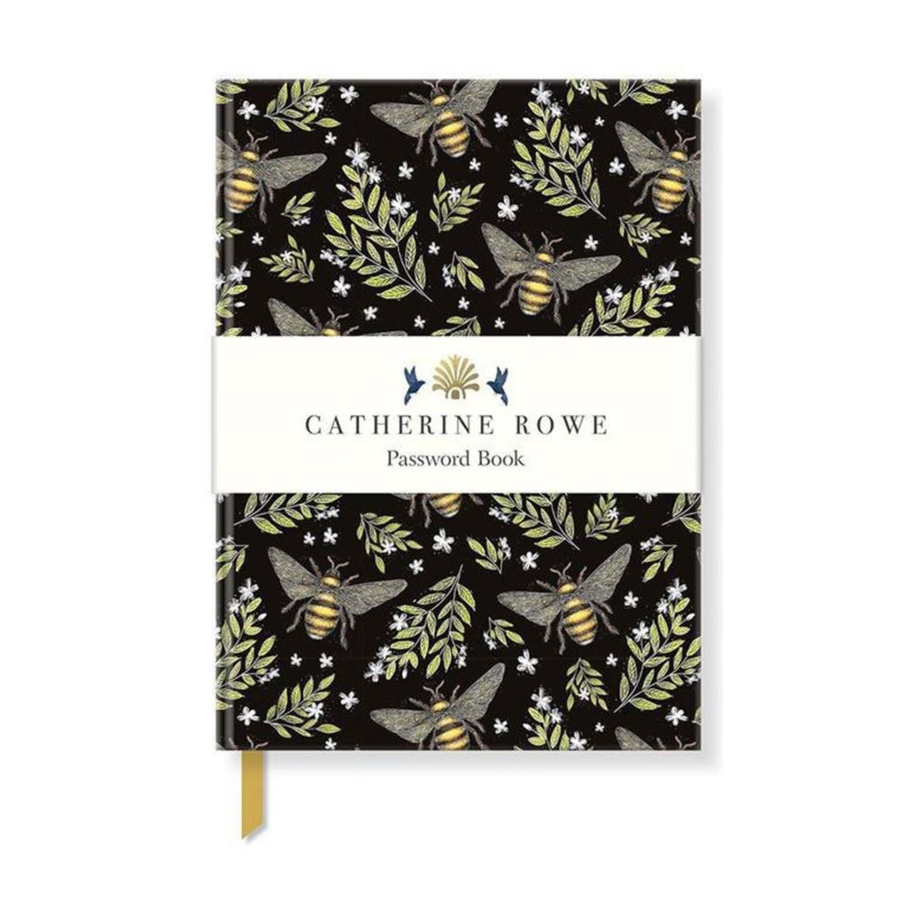 Bee Pattern Password Book