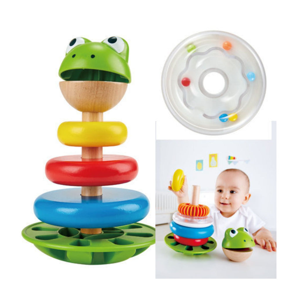 Hape Mr Frog Stacking Rings