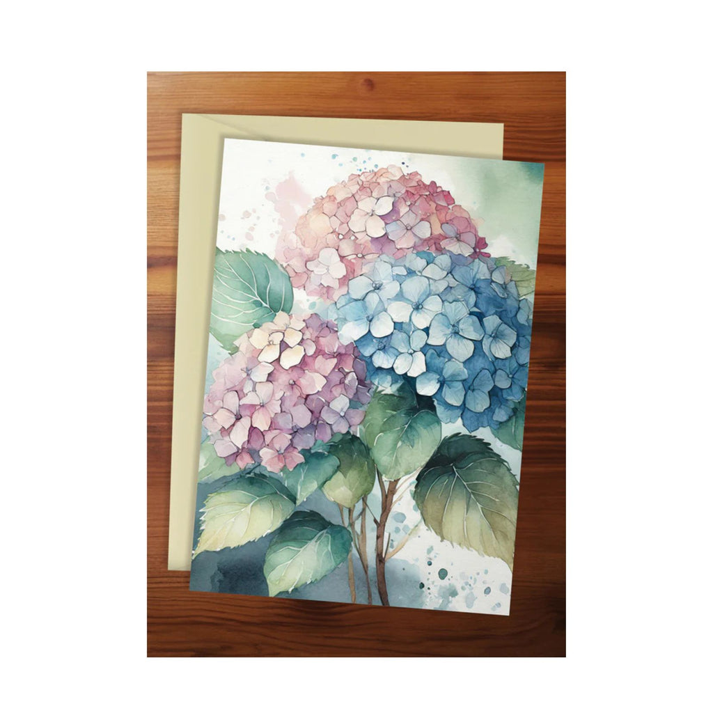 Hydrangea Greeting Card