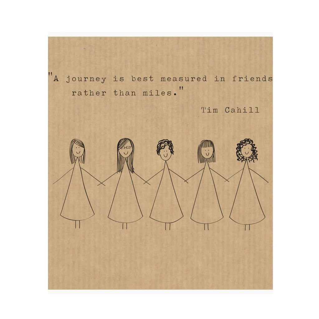 A journey Greeting Card