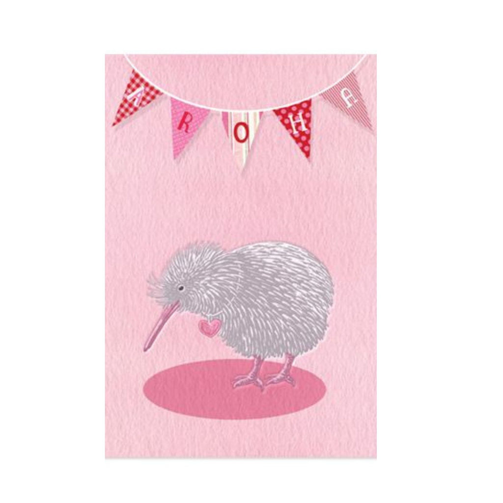 Baby girl kiwi greeting card