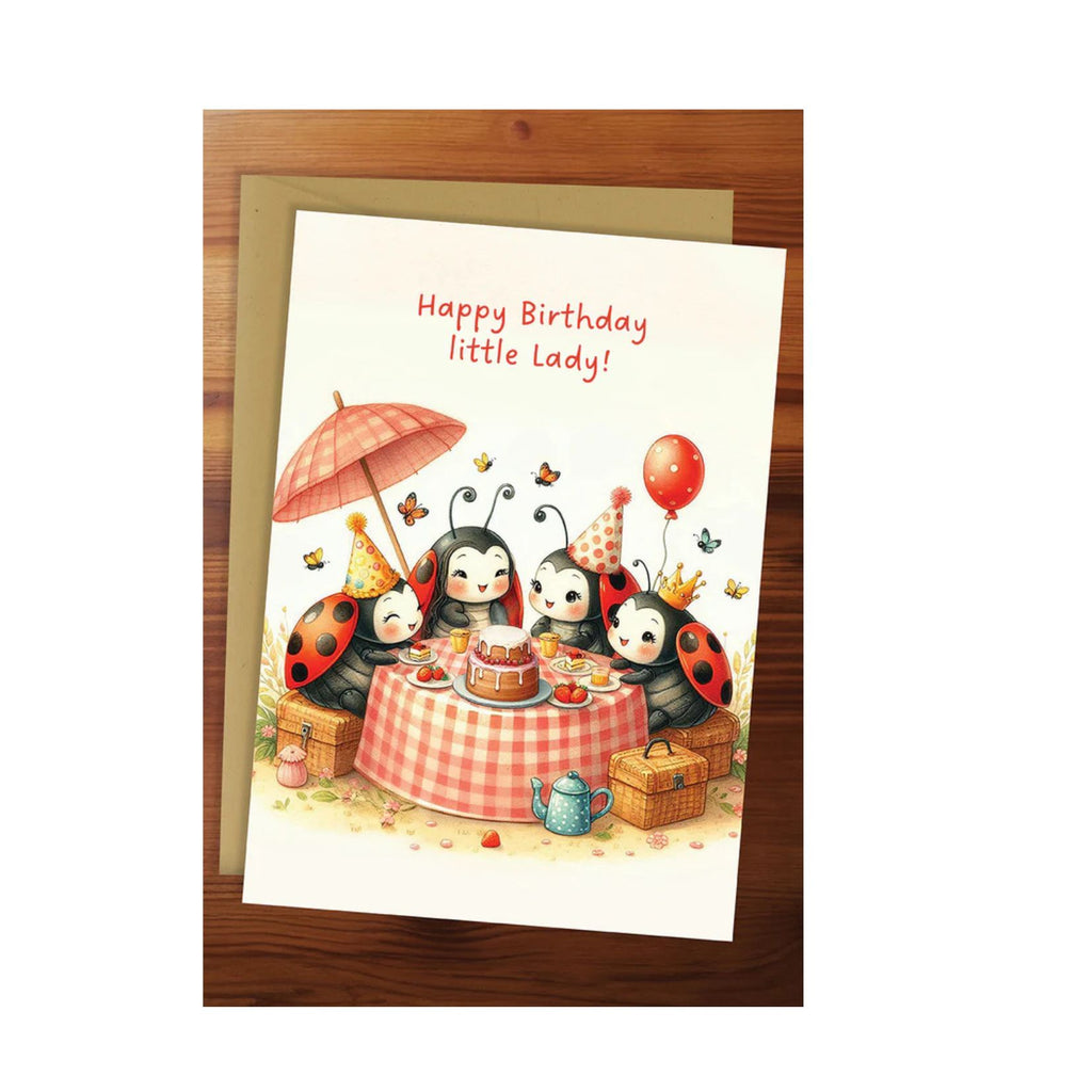 Happy Birthday Little Lady - Greeting Card