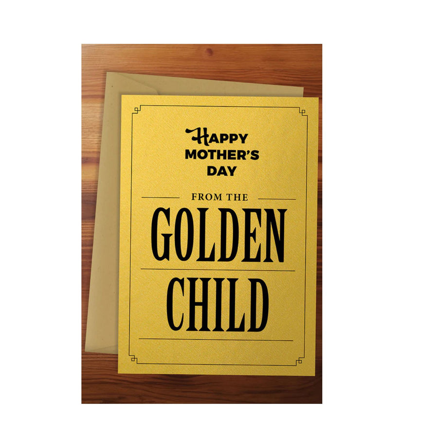 Mother's Day From the Golden Child Greeting Card