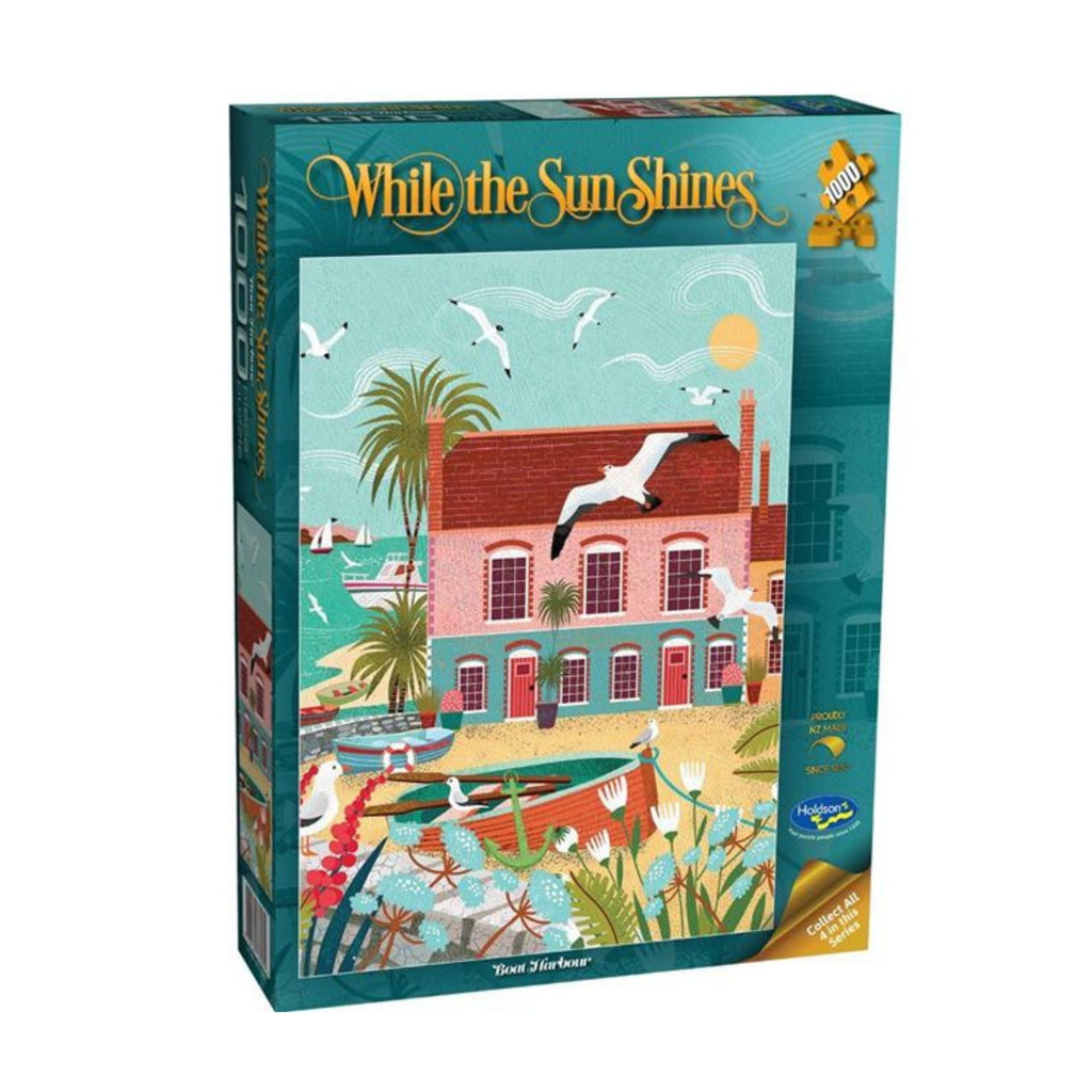 While the Sun Shines: Boat Harbour 1000pc Jigsaw