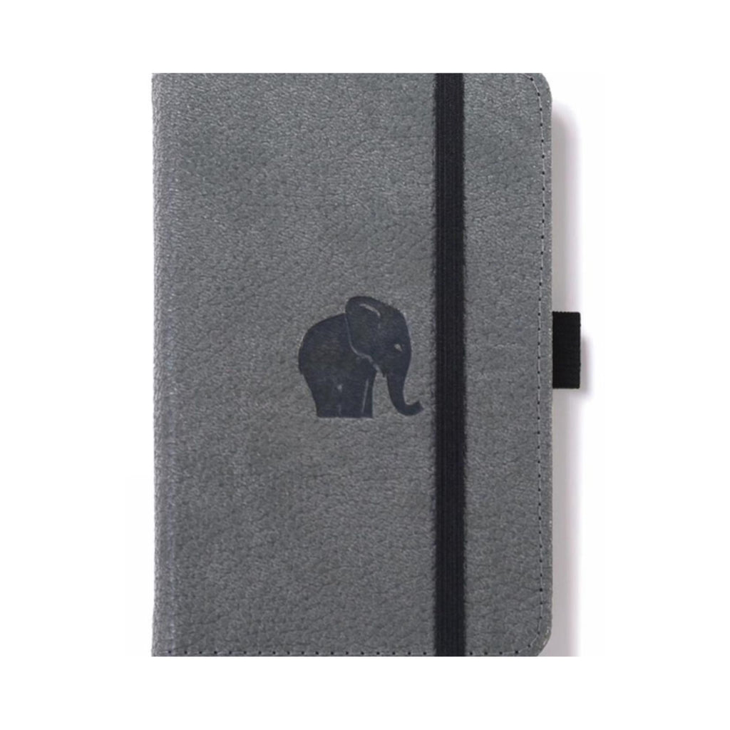 Dingbats Wildlife Notebook Grey Elephant Plain A4