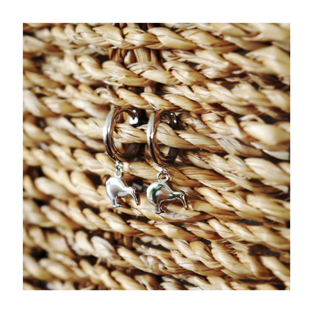 Kiwi Huggies - Sterling Silver