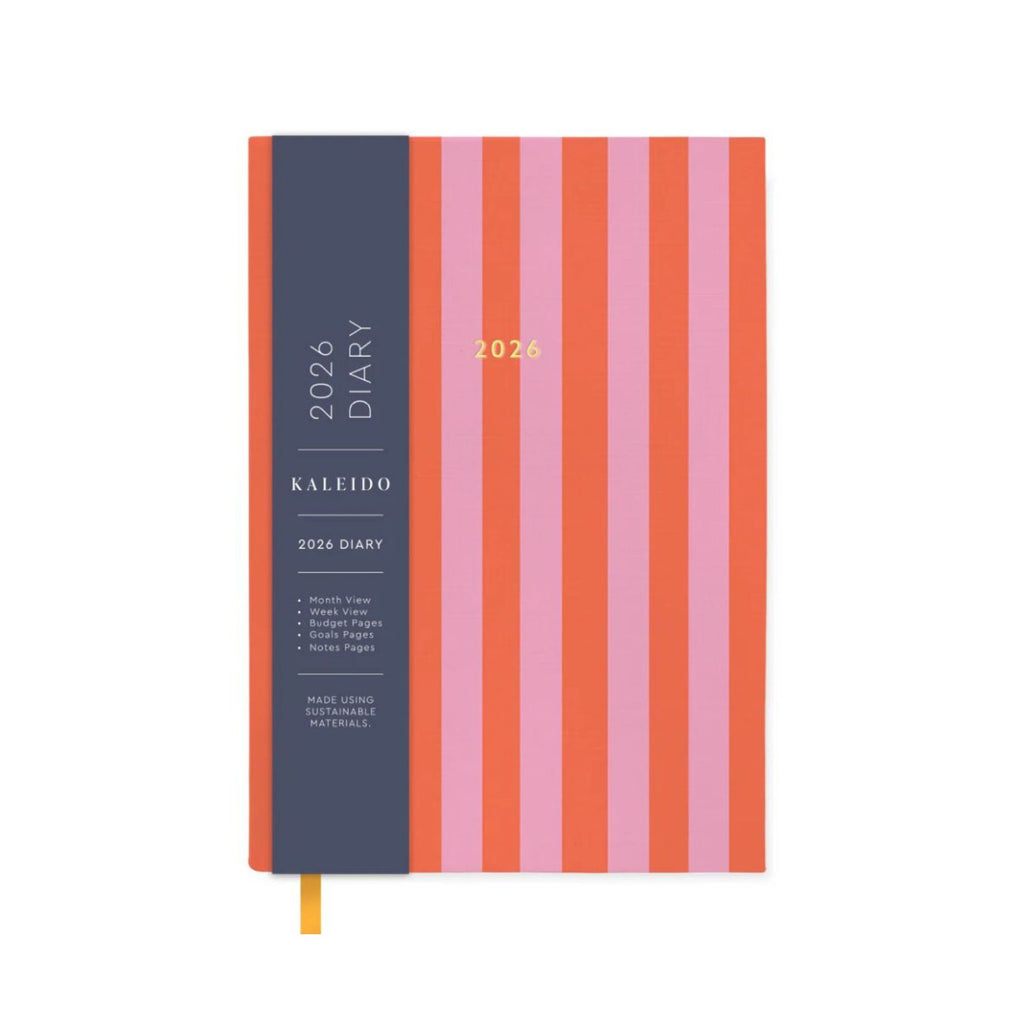 2026 Diary Kaleido A5 Candy Stripe