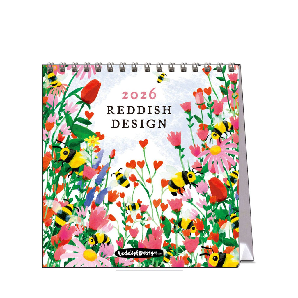 2026 Calendar Desk Vevoke Reddish