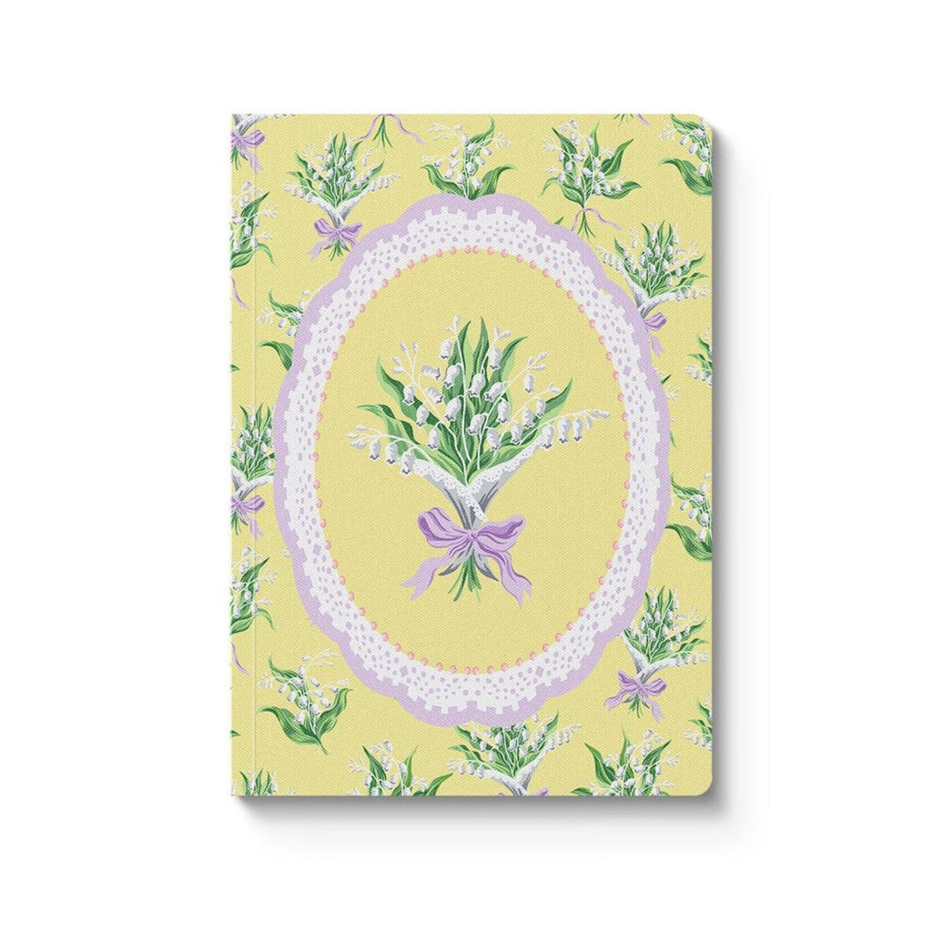 Yellow Lily Of The Valley A6 Notebook