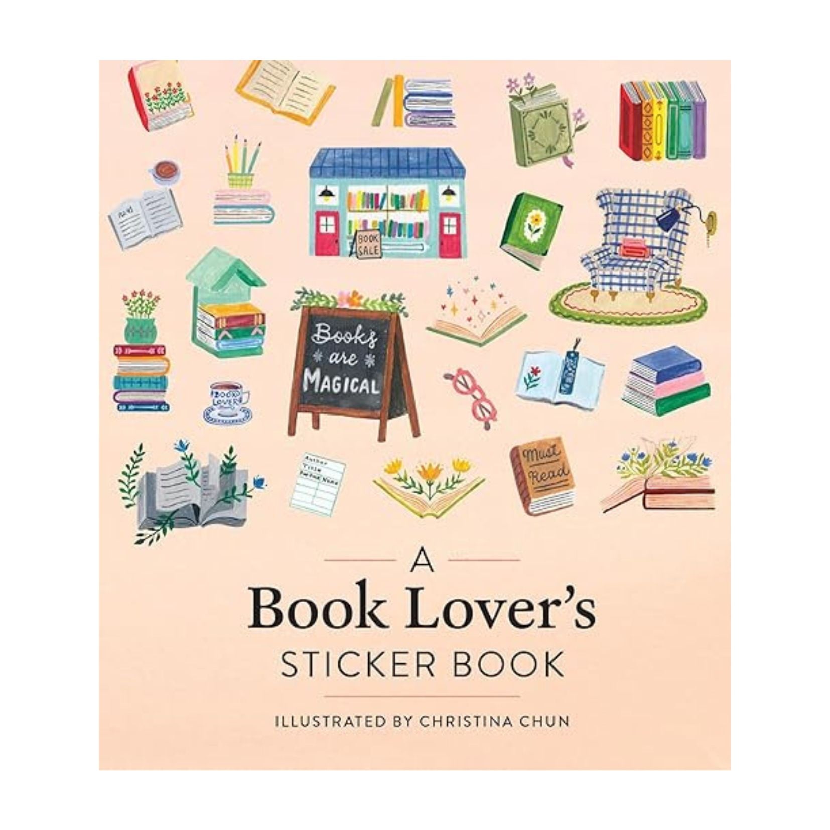 Cooper Book Sticker Book Lover's Sticker Book, A β Petronella's Gallery and Bookstore