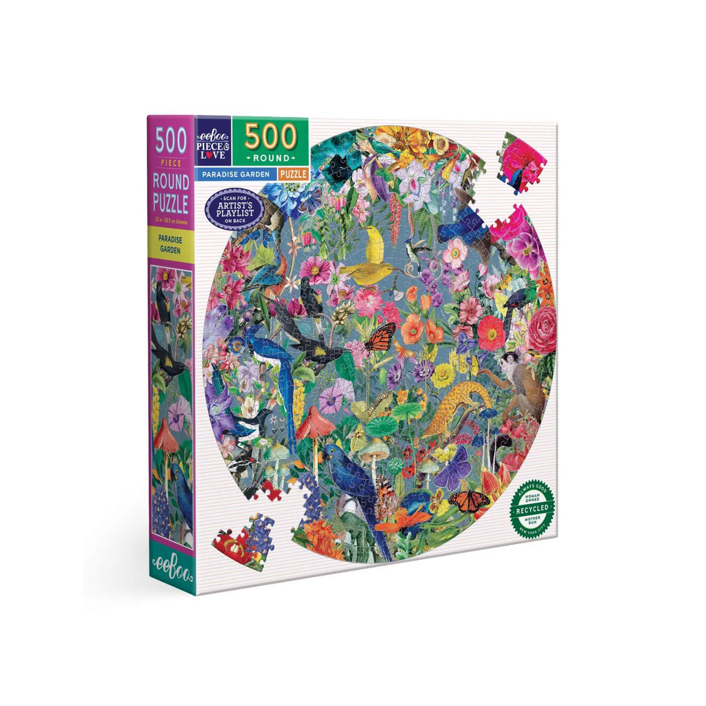 Eeboo Paradise Garden 500 pc Jigsaw