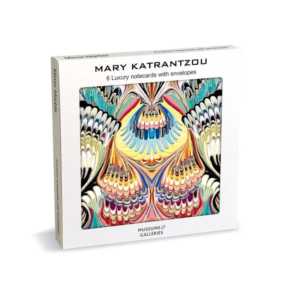 Mirror Marble Luxury Notecard Set 6pkt