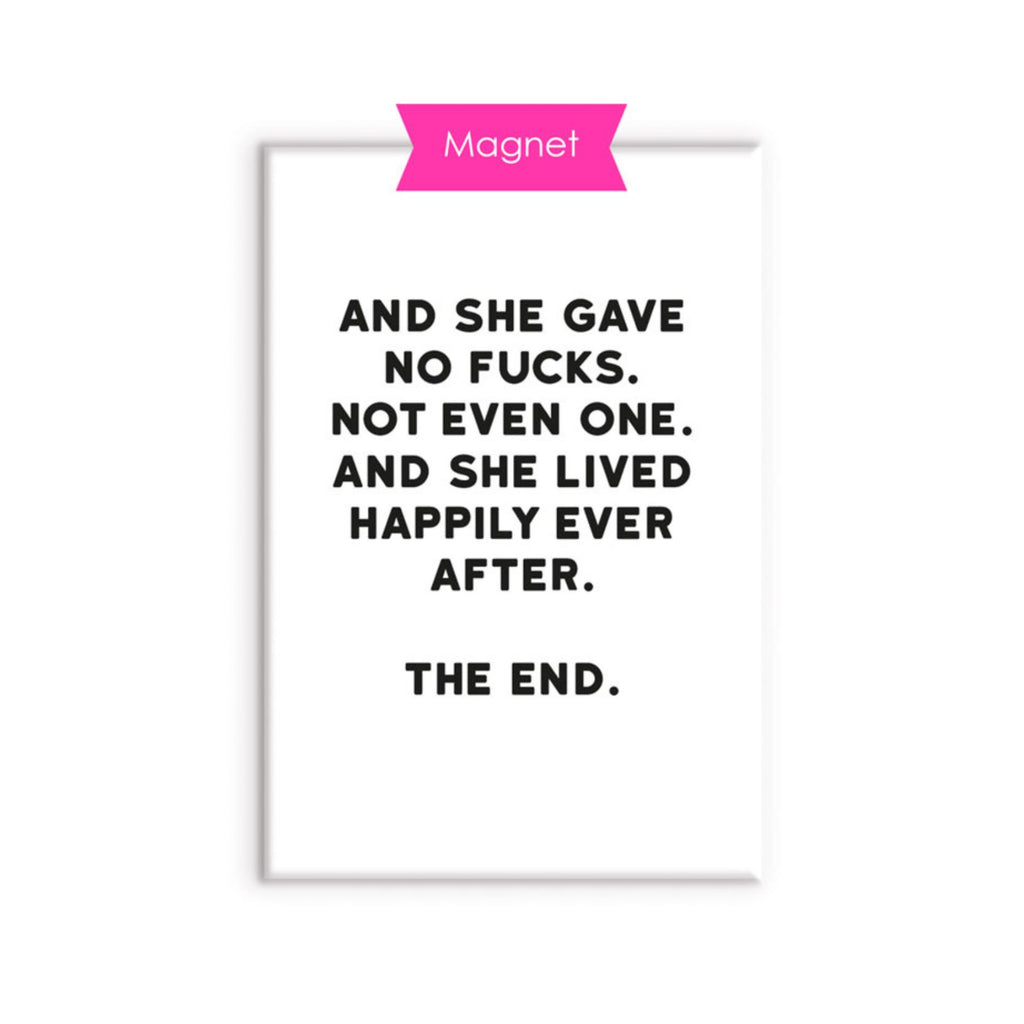 The End Fridge Magnet