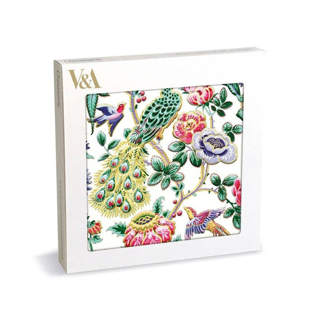 Chinoiserie Luxury Notecard Set 6 pkt