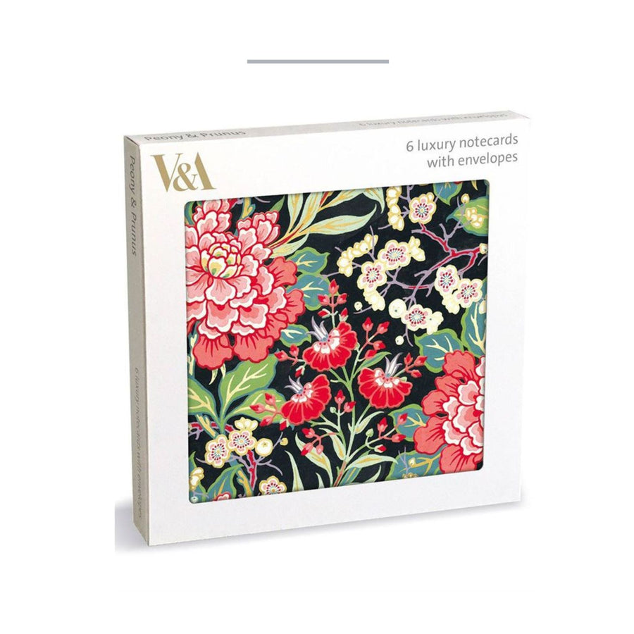 Peony & Prunus 6 Pkt - Notecards