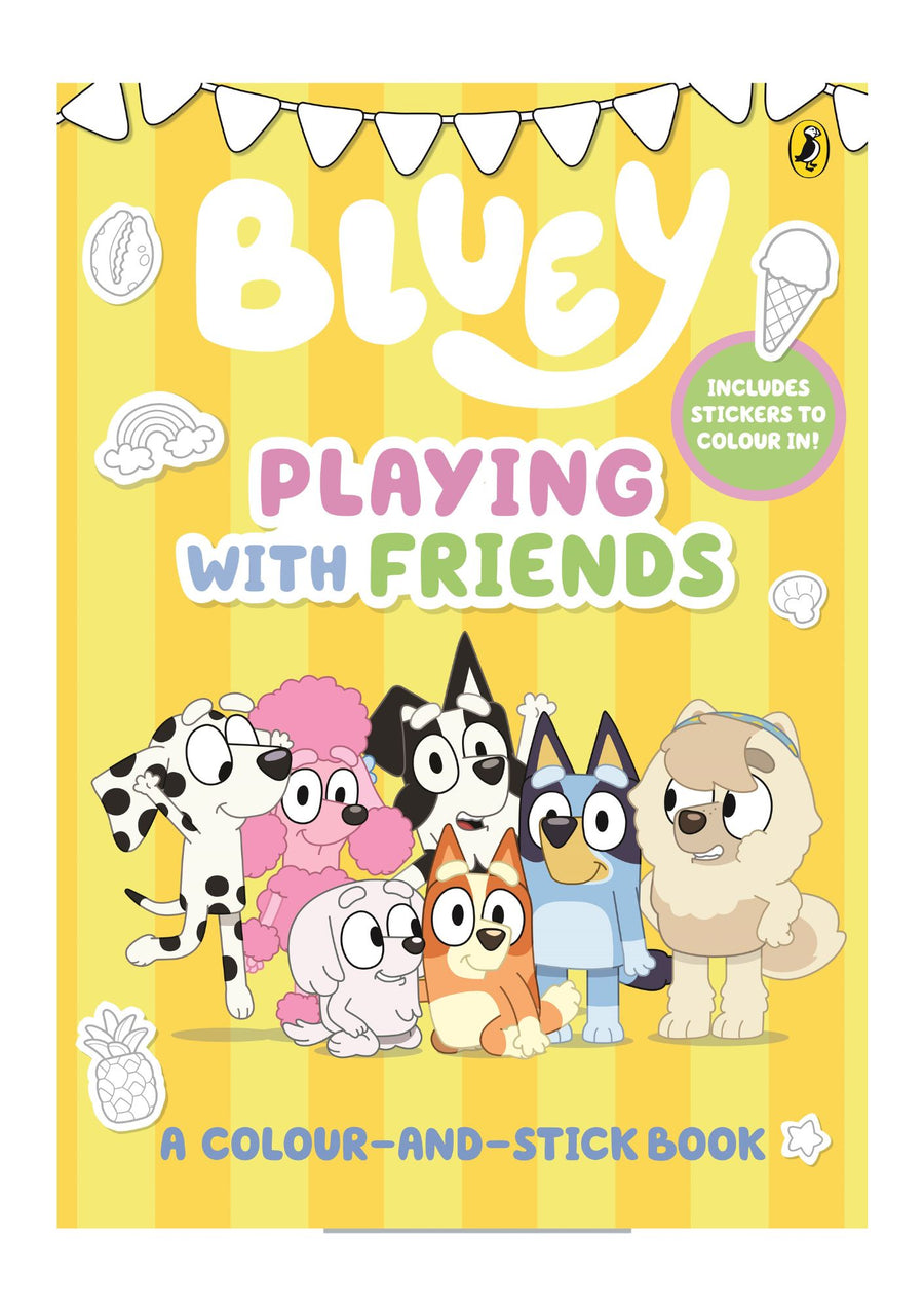 Bluey Playing With Friends