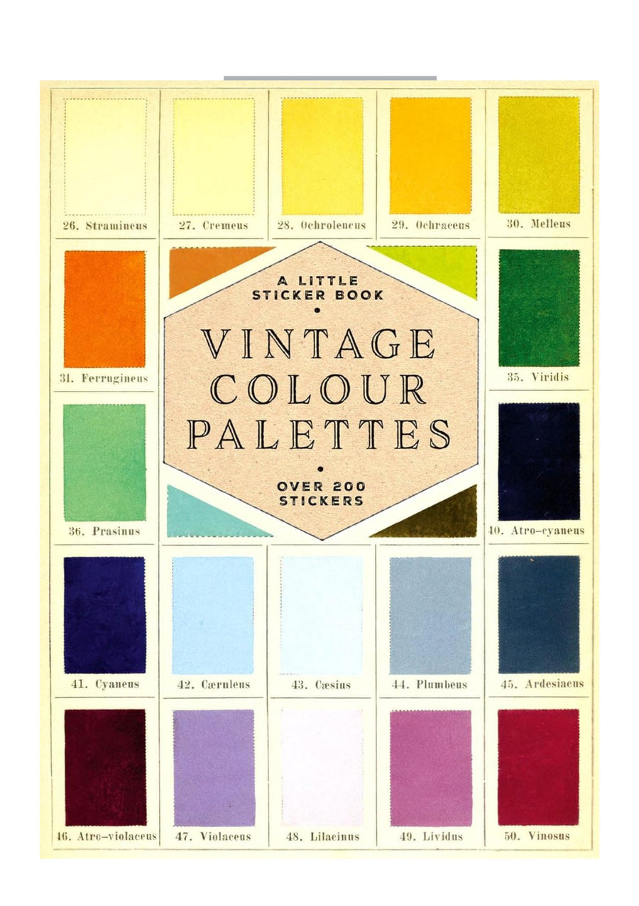 Vintage Colour Palettes Sticker Book