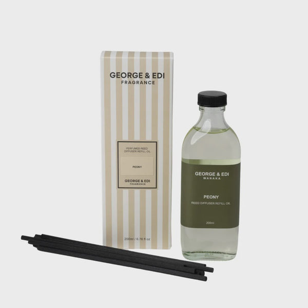 G&E 200ml Peony Diffuser Refill