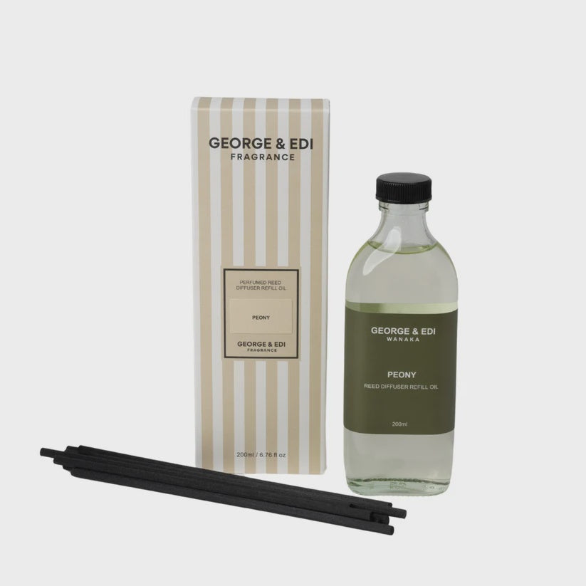 G&E 200ml Peony Diffuser Refill