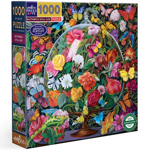 Eeboo Butterfly Still Life 1000 pc Jigsaw