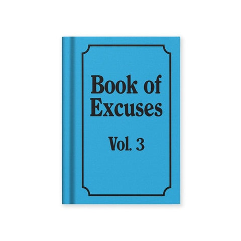 Book Of Excuses Vol3 Mini Notebook