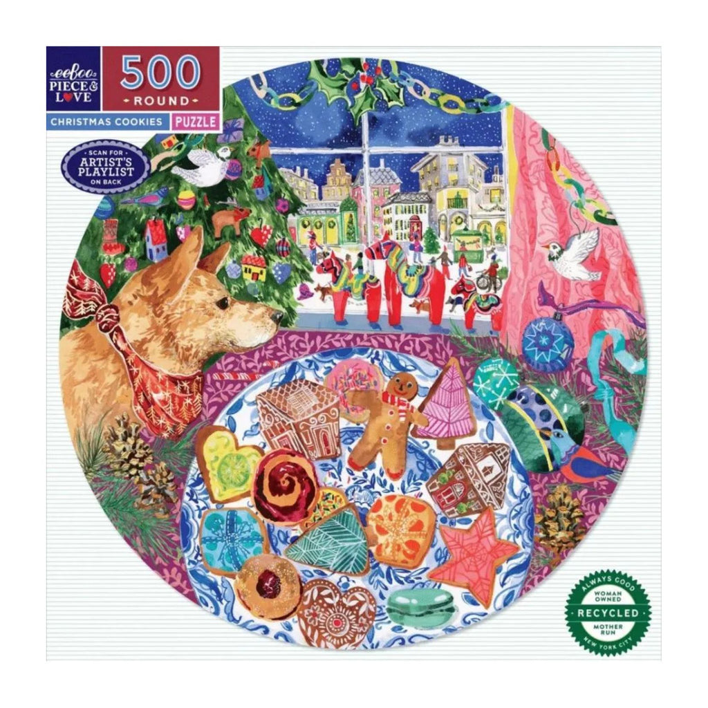 Christmas Cookies 500pc Round Jigsaw