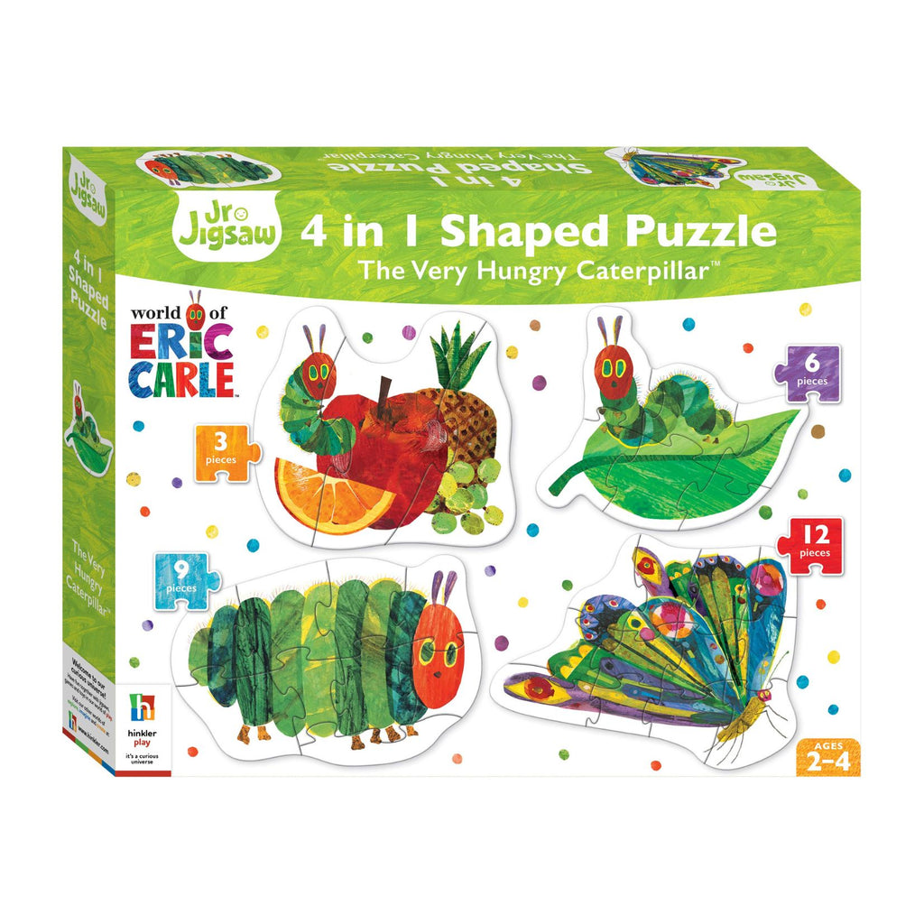 4 in 1 Shaped Jigsaw - The Very Hungry Caterpillar