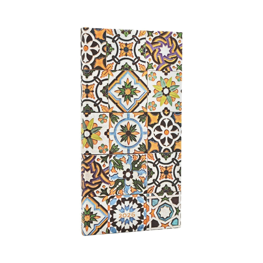 2026 Diary - Week At A Time - Portuguese Tiles