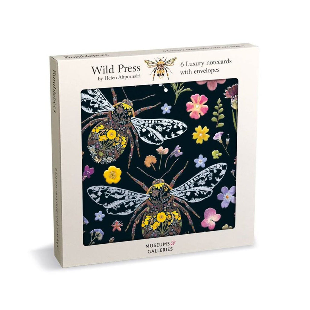 Bumblebees Luxury Square Notecard Set