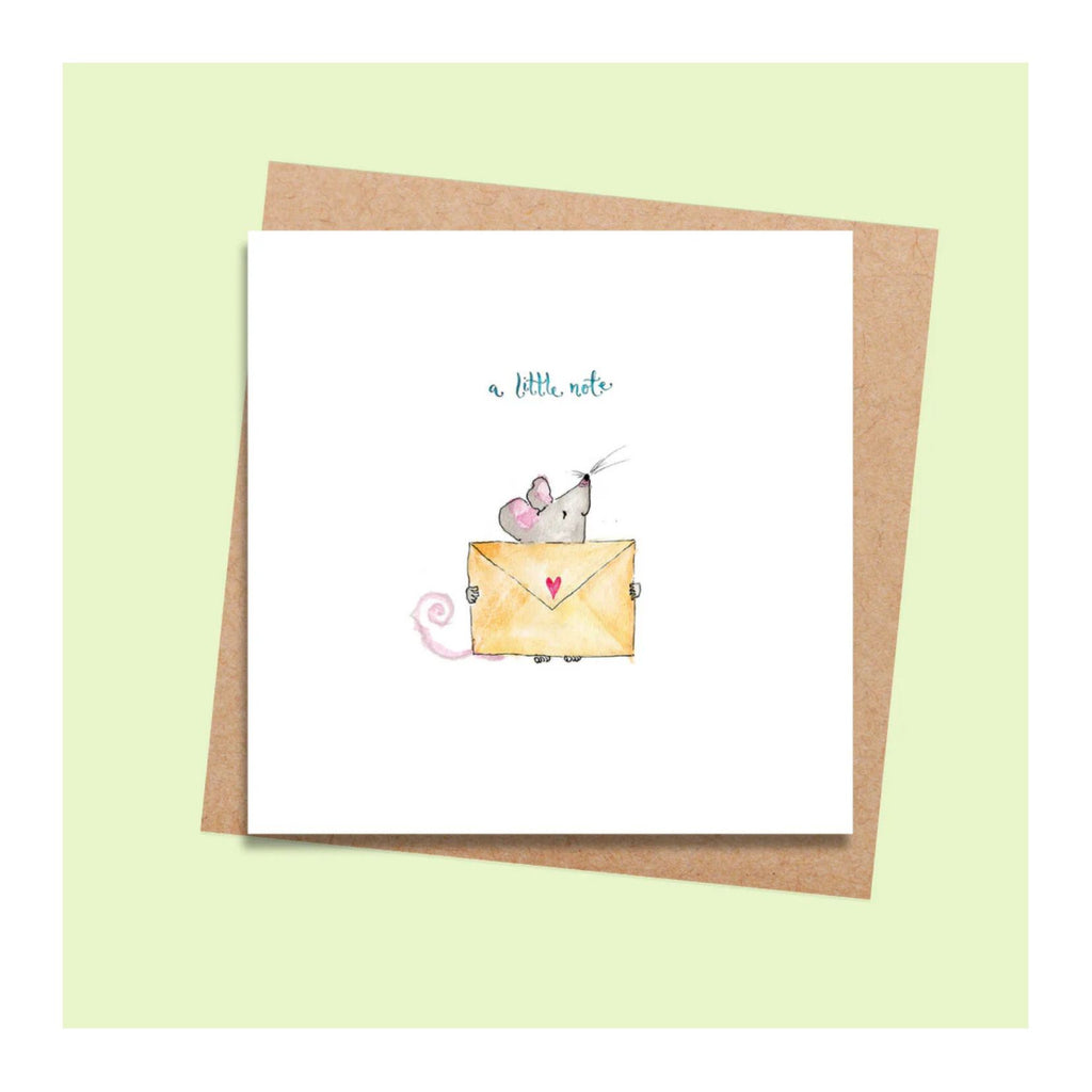 A Little Note Greeting Card