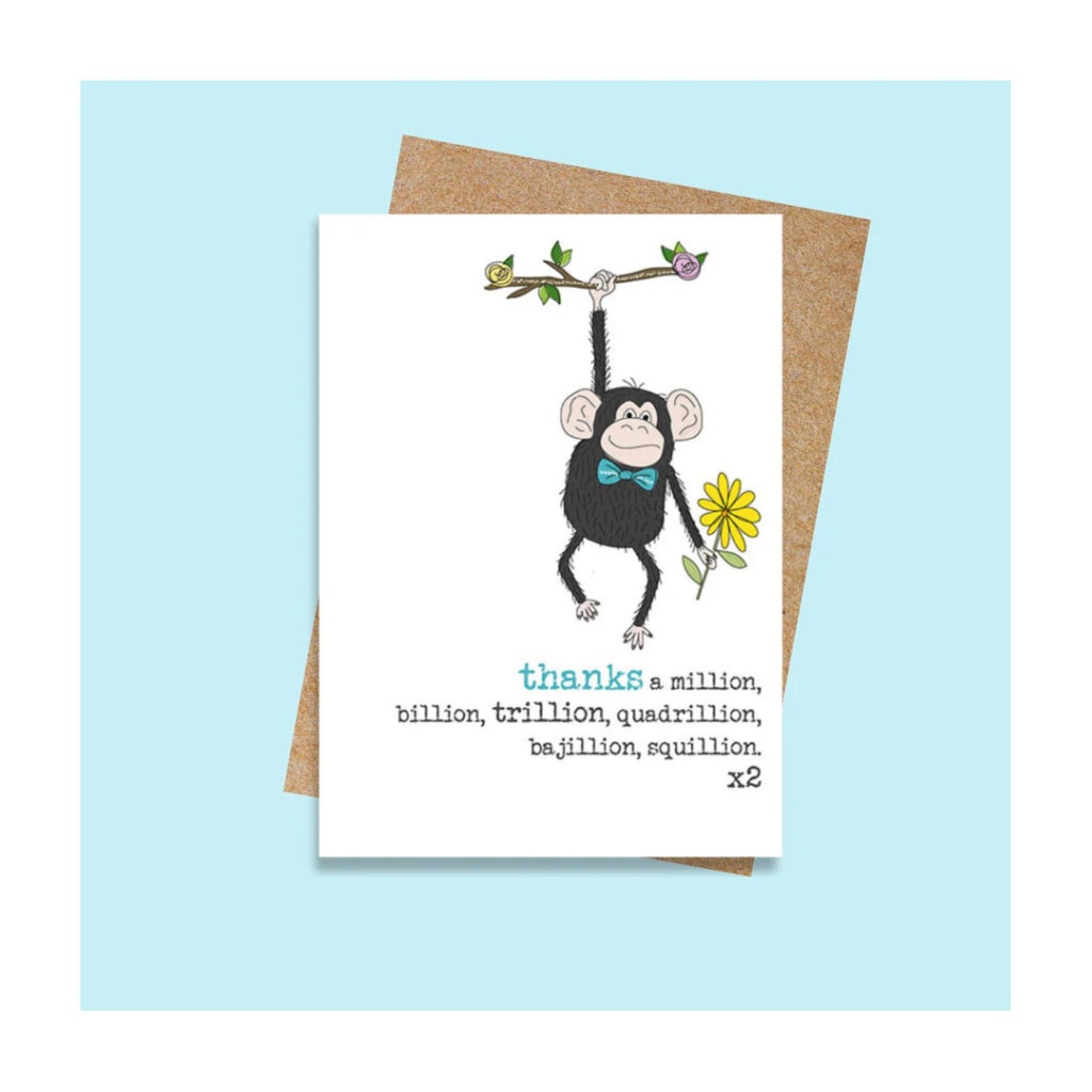 Thanks a Squillion - Greeting Card