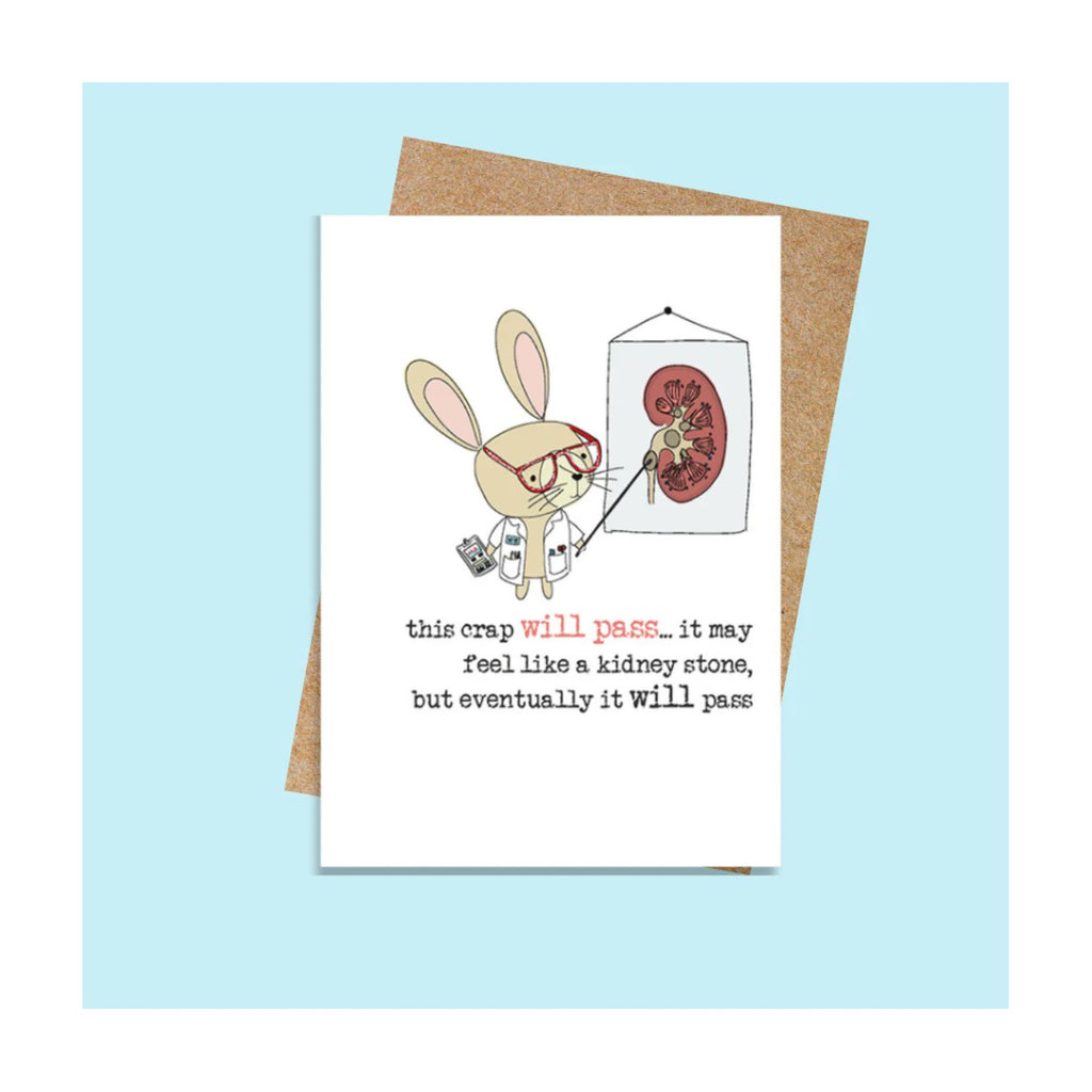 This Crap Will Pass Greeting Card