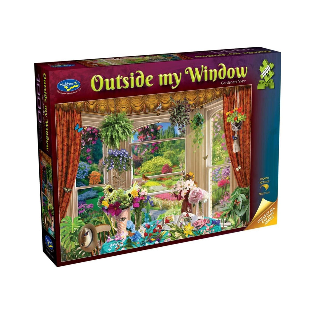 Outside My Window, Gardeners View 1000 pc Jigsaw